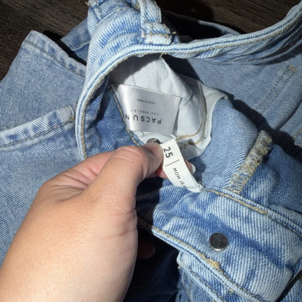 PacSun Mom Jeans Womens Size 25 Blue Denim